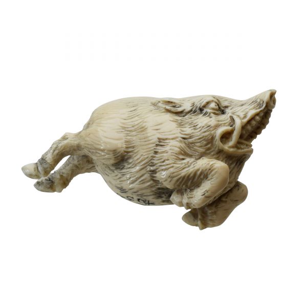 Eber im Galopp Netsuke