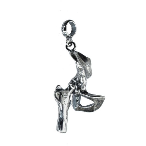 BONA ROCA Anhänger Hüft Gelenk Articulation Anatomie Charm mit Öse, Sterling Silber, 4295