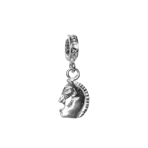 Bonaroca Charm Pferdekopf/ Öse, Sterling Silber, 4392