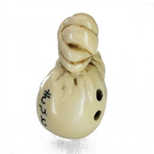 Maus im Sack Netsuke