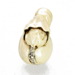 Maus im Sack Netsuke