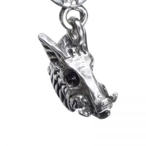 Bonaroca Charm Wildsauhaupt mit Öse, Sterling Silber, 4740